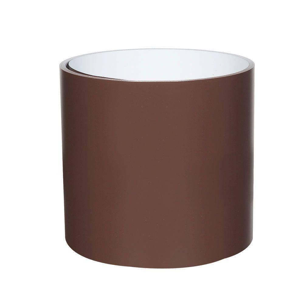 Amerimax Home Products 10 in. x 10 ft. Brown over White Aluminum Trim Coil 69410