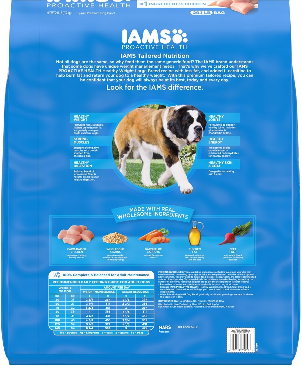 Iams ProActive Health Adult Healthy Weight Large Breed Dry Dog Food