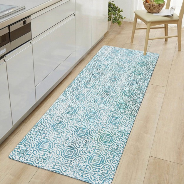 World Rug Gallery Boho Tile Anti fatigue Standing Mat