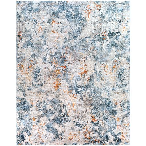 Laila Teal & Gray Rug