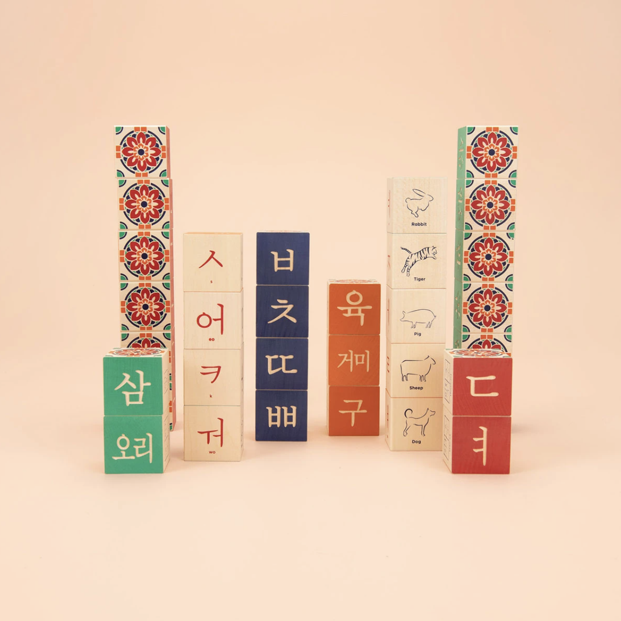 Korean Wooden Blocks by Uncle Goose