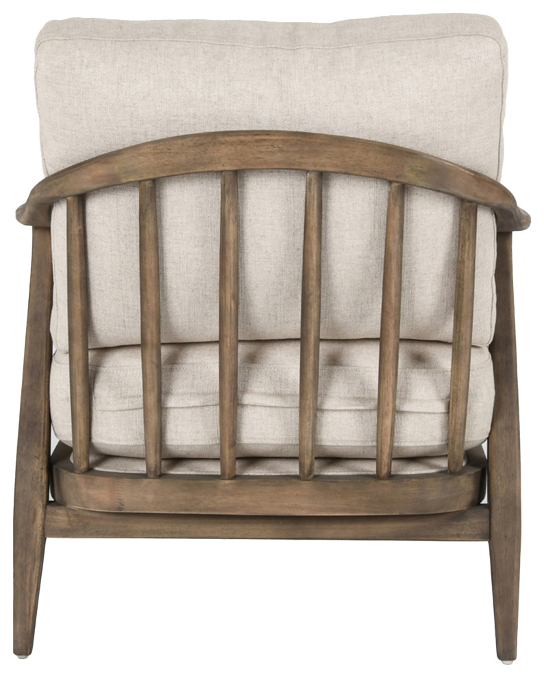 Lennon Accent Chair Natural by Kosas Home   Midcentury   Armchairs And Accent Chairs   by Kosas  Houzz