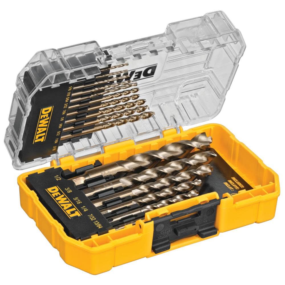 DEWALT 16 piece Pilot Point Drill Bit Set DW1956 from DEWALT