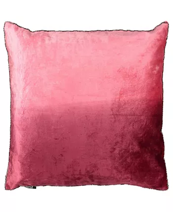 Mod Lifestyles Ombre Velvet Collection Viscose Beaded Edges Pillow， 20