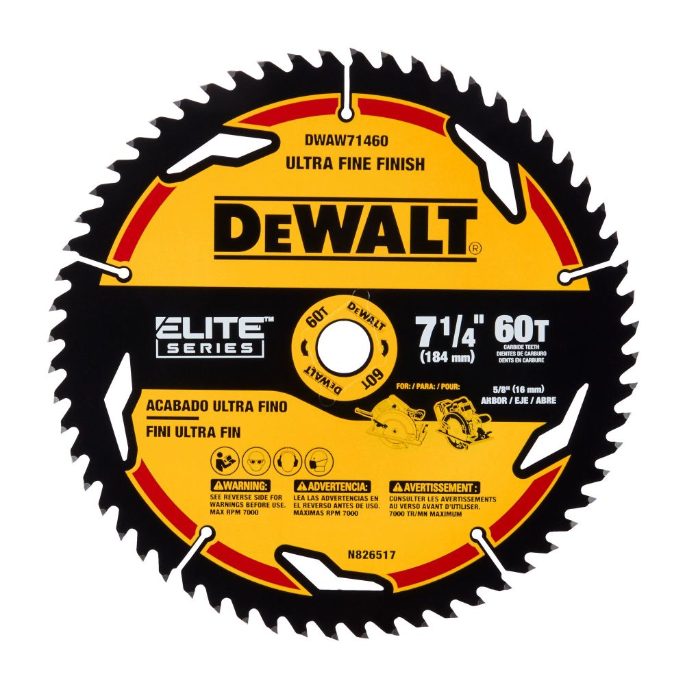 DEWALT Circular Saw Blade 7 1/4