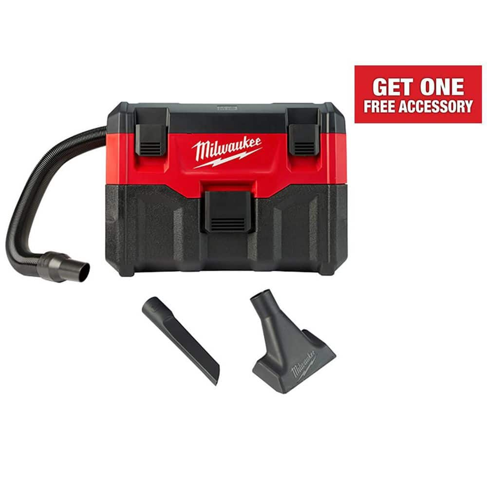 Milwaukee M18 18-Volt 2 Gal. Lithium-Ion Cordless Wet/Dry Vacuum (Vacuum-Only) 0880-20