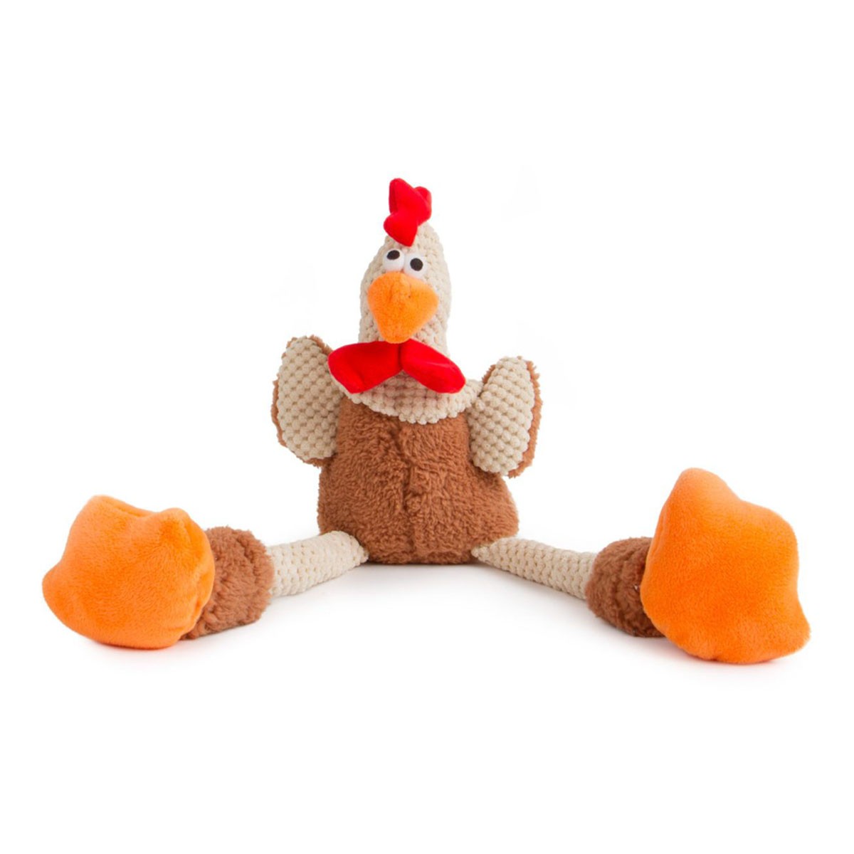 GoDog Skinny Rooster Dog Toy