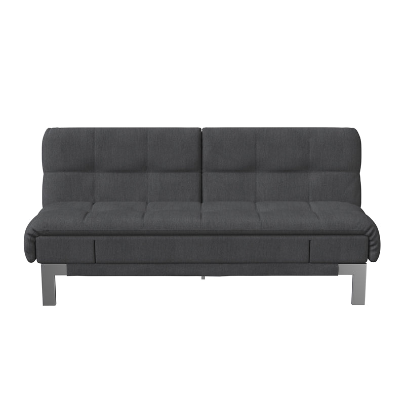 Relax-A-Lounger Winchester Sofa Convertible in Gray Fabric Upholstery