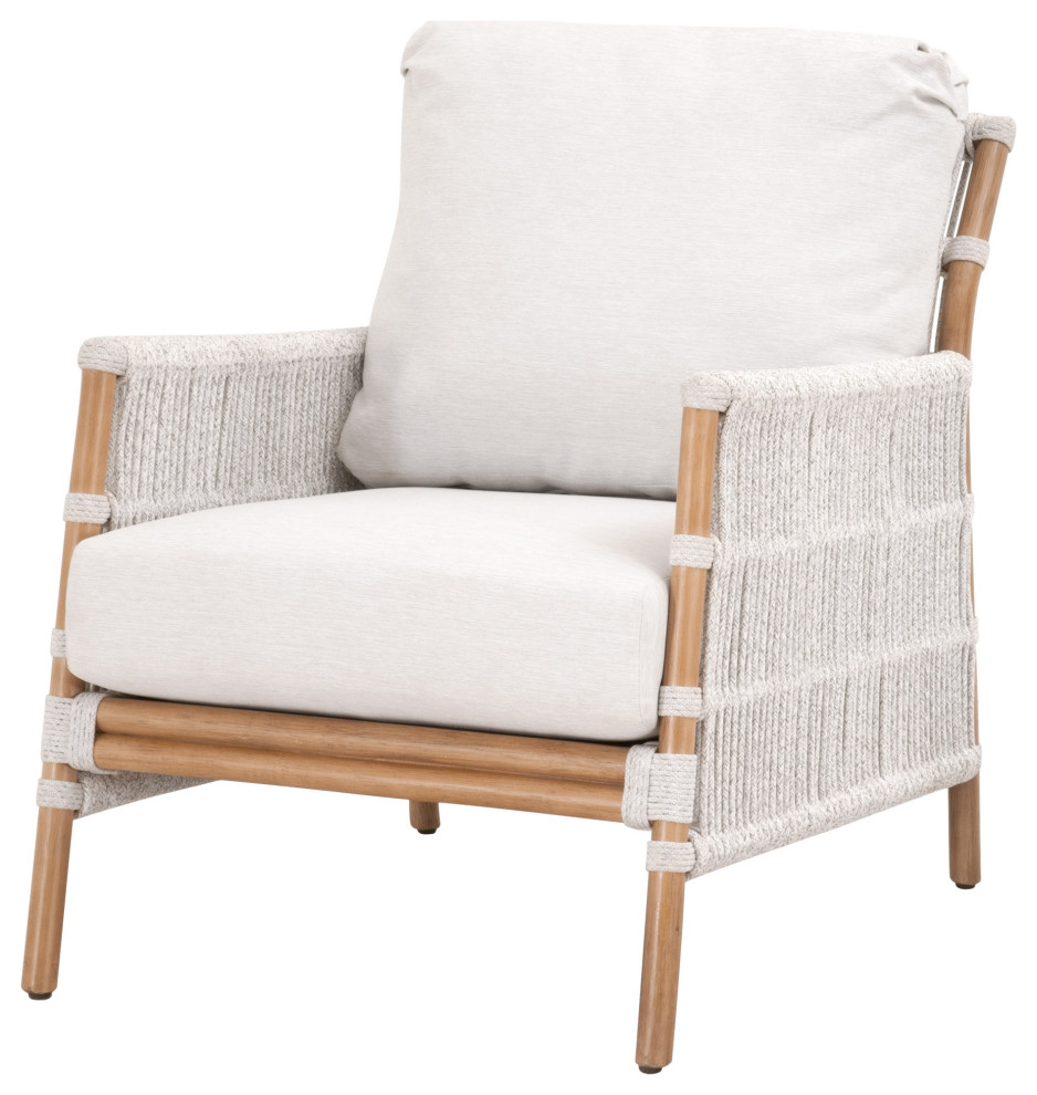 Bacara Club Chair   Beach Style   Armchairs And Accent Chairs   by Essentials for Living  Houzz