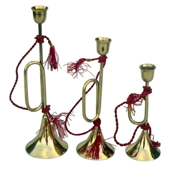 India Overseas Trading BR 2232 Solid Brass Candle ...