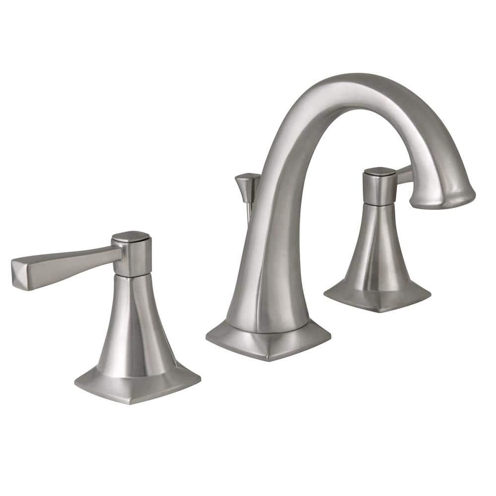 Design House Perth 8 in Widespread 2Handle Bathroom Faucet in Satin Nickel