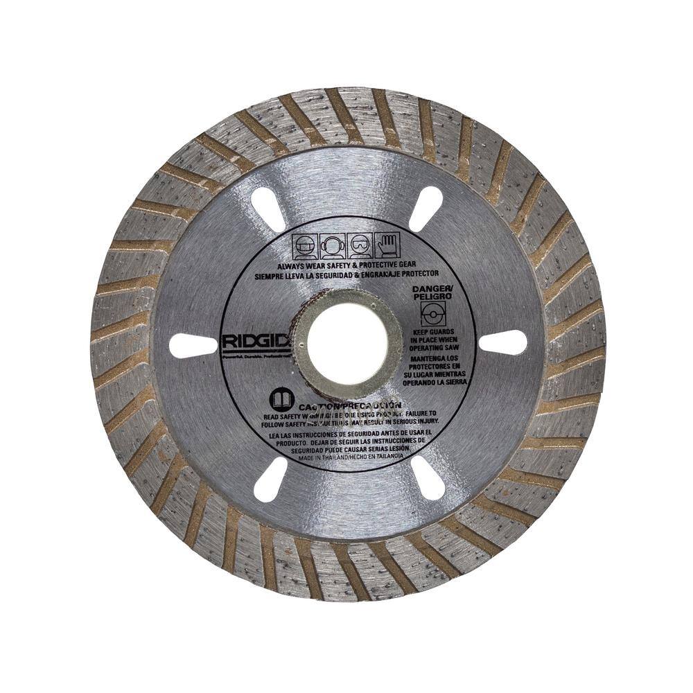 RIDGID 4 in. Turbo Diamond Blade HD-TB40CP