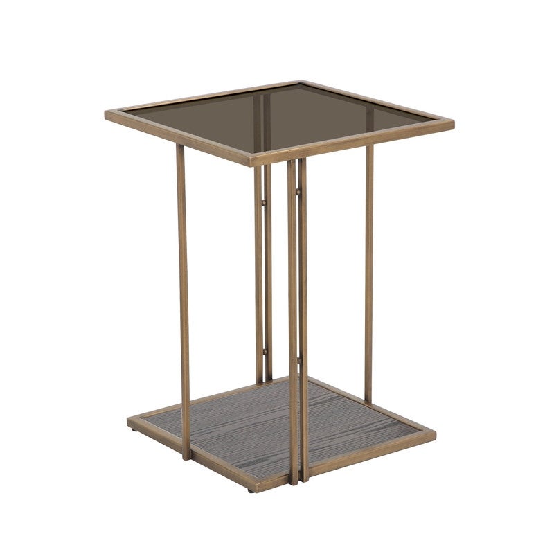 Emma Ash and Glass Side Table by Inspire Me! Home Decor