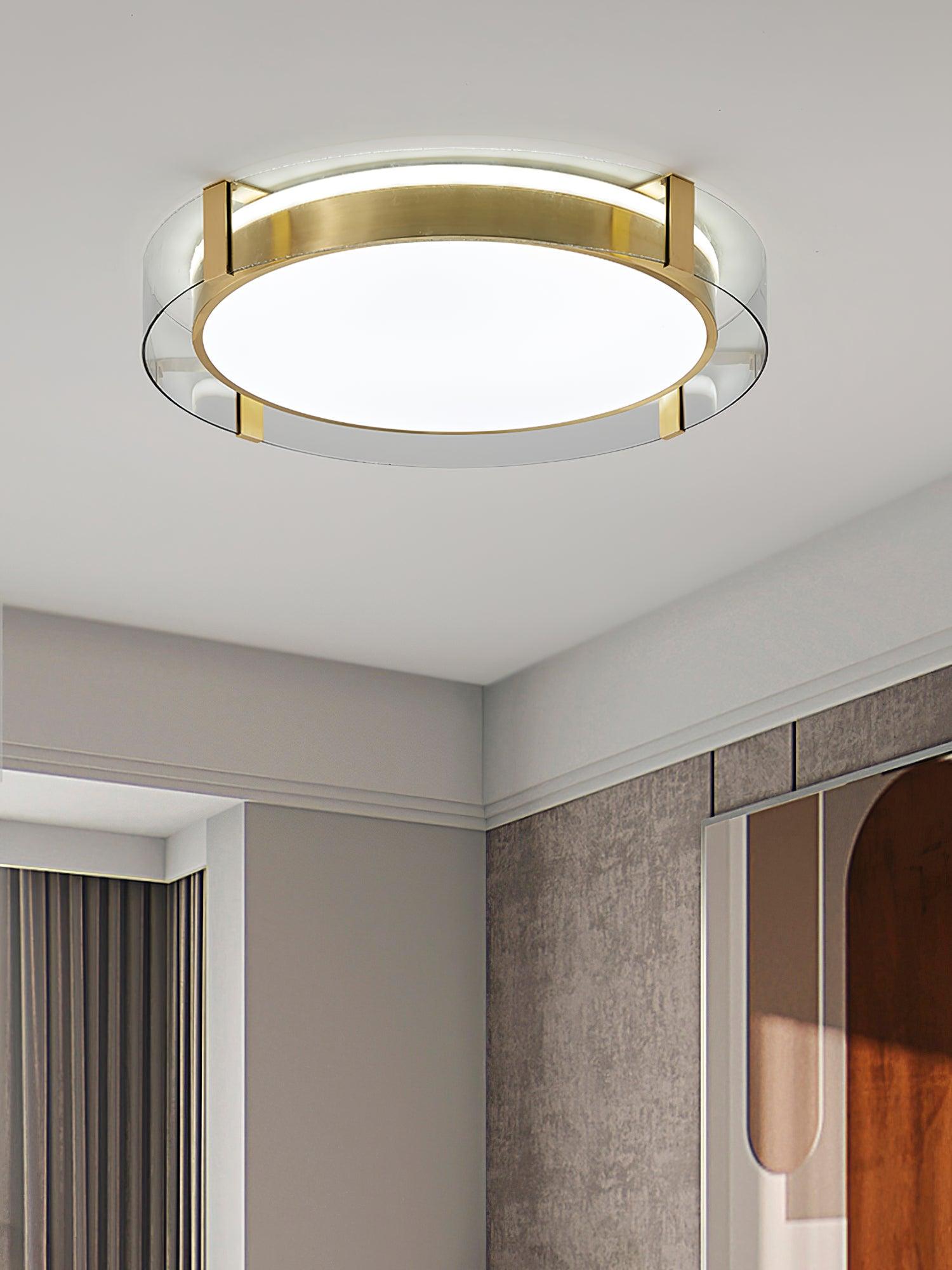 Round Low Profile Ceiling Light