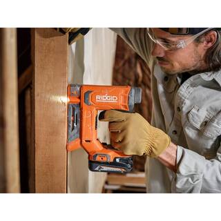 RIDGID 18V Brushless Cordless 18-Gauge 2-18 in. Brad Nailer with 18V Cordless 38 in. Crown Stapler (Tools Only) R09891B-R09897B