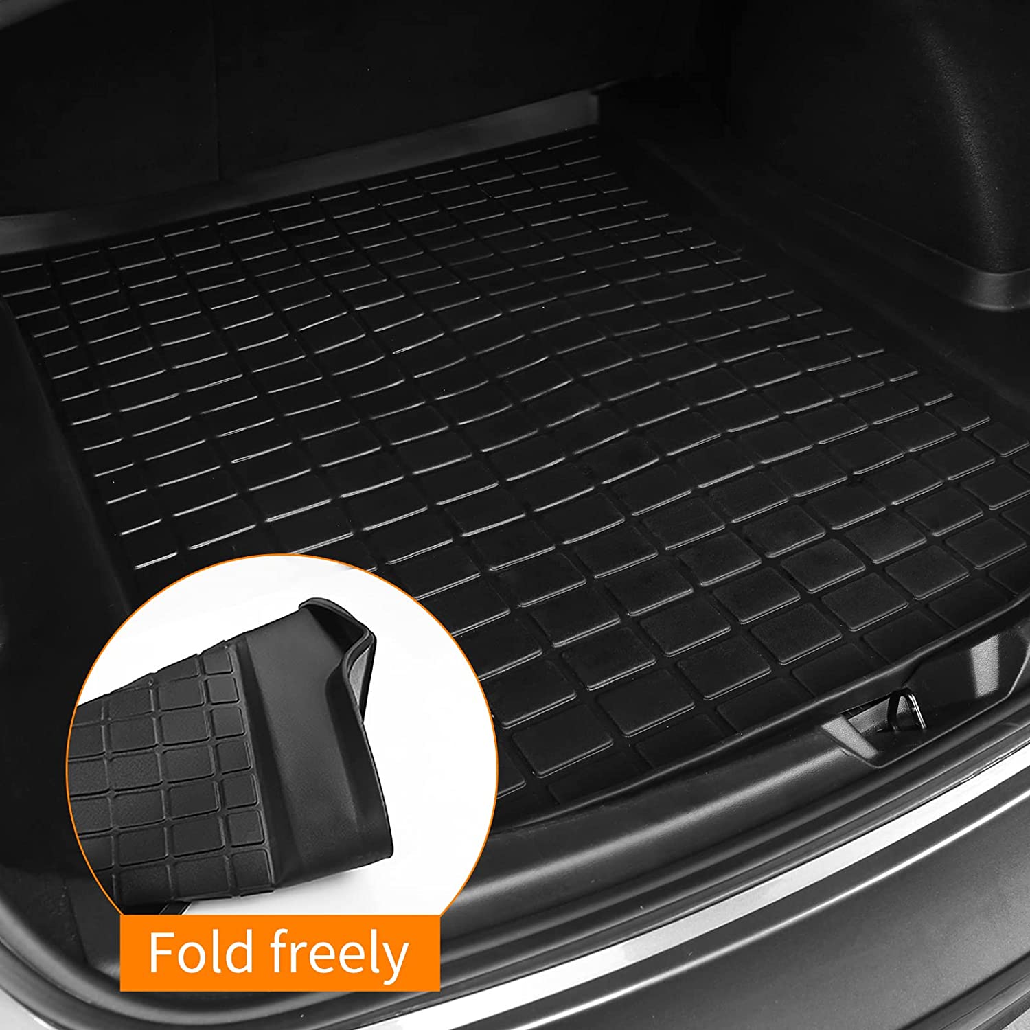 Fit 2021 2022 2023 Tesla Model 3 Frunk Mat Front Trunk Mats Cargo Liner Floor Mats All Weather Tesla Model 3 Accessories (Set of 6 Mats 2021+)