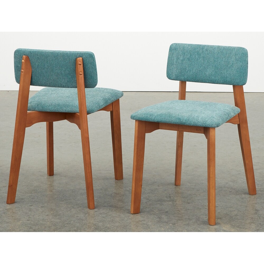 Simple Living Nettie Upholstered Dining Chair (Set of 2)