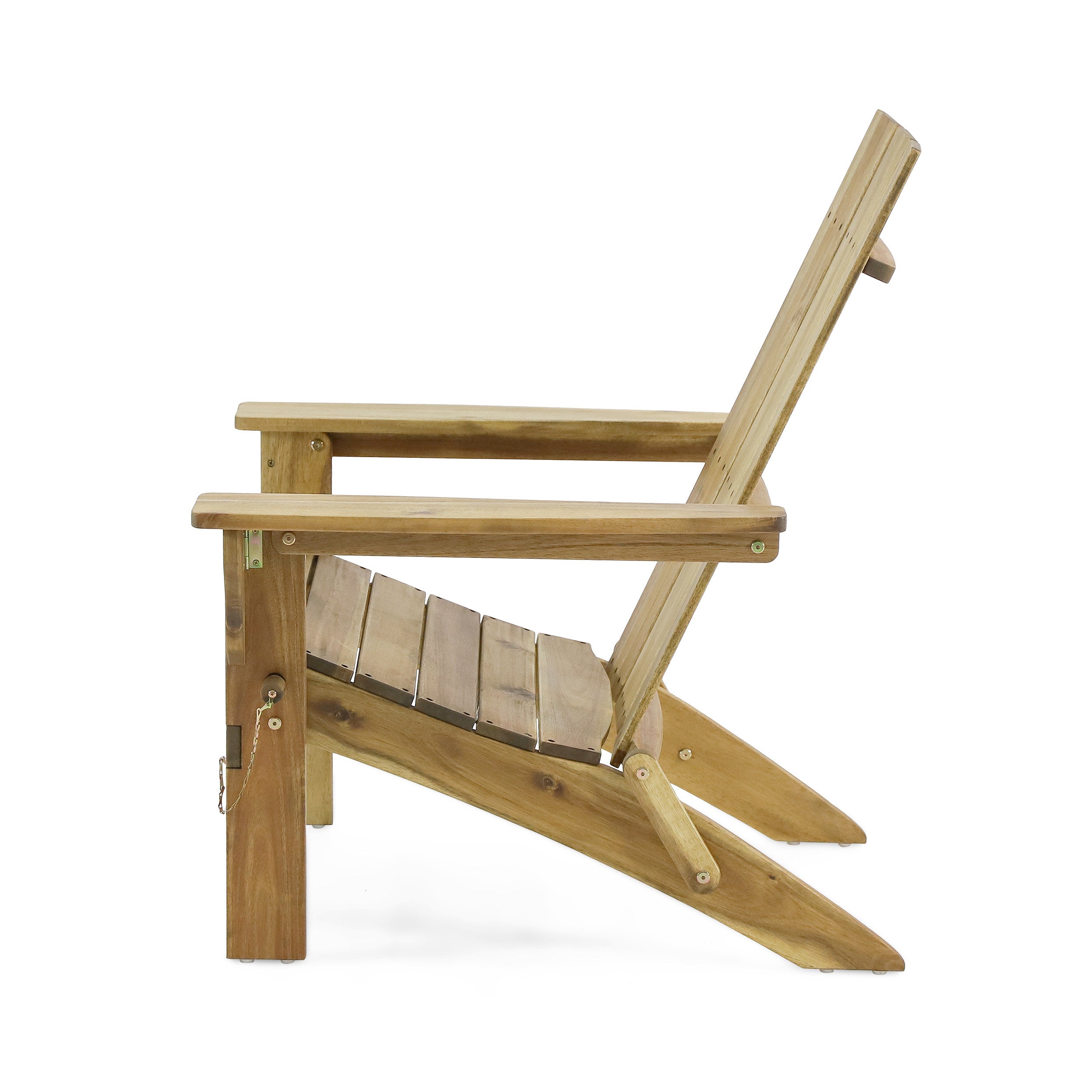 Gurekam Modern Outdoor Acacia Wood Folding Adirondack Chair