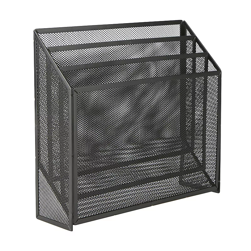 Mind Reader 3-Tier Jumbo Metal Mesh File Holder