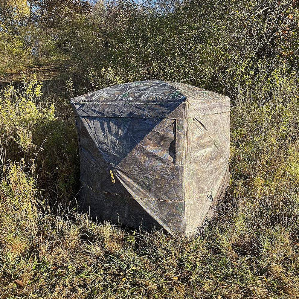 3 Person Hunting Ground See-Through Mesh Blind Realtree Edge R180-ST-RTE