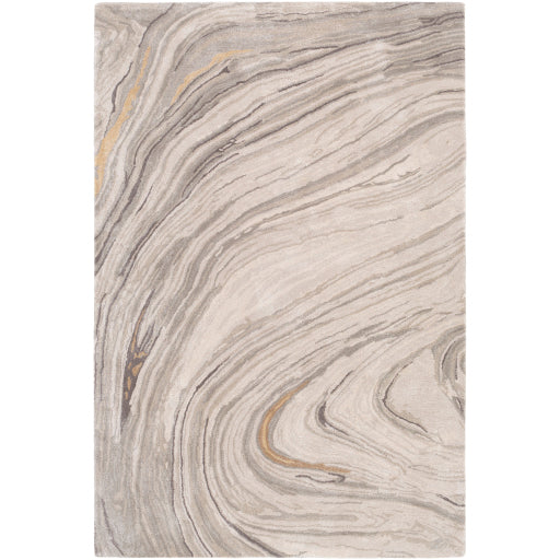 Kavita Contemporary Light Gray Rug