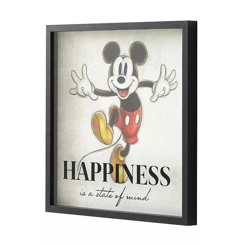 Disney's Mickey Mouse Idea Nuova Happiness Framed Wall Art