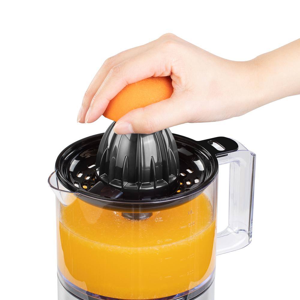 HOLSTEIN HOUSEWARES 25 oz. Stainless Steel Electric Citrus Juicer HH-09101036B