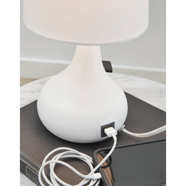 Camdale Metal Table Lamp White Signature Design By Ashley