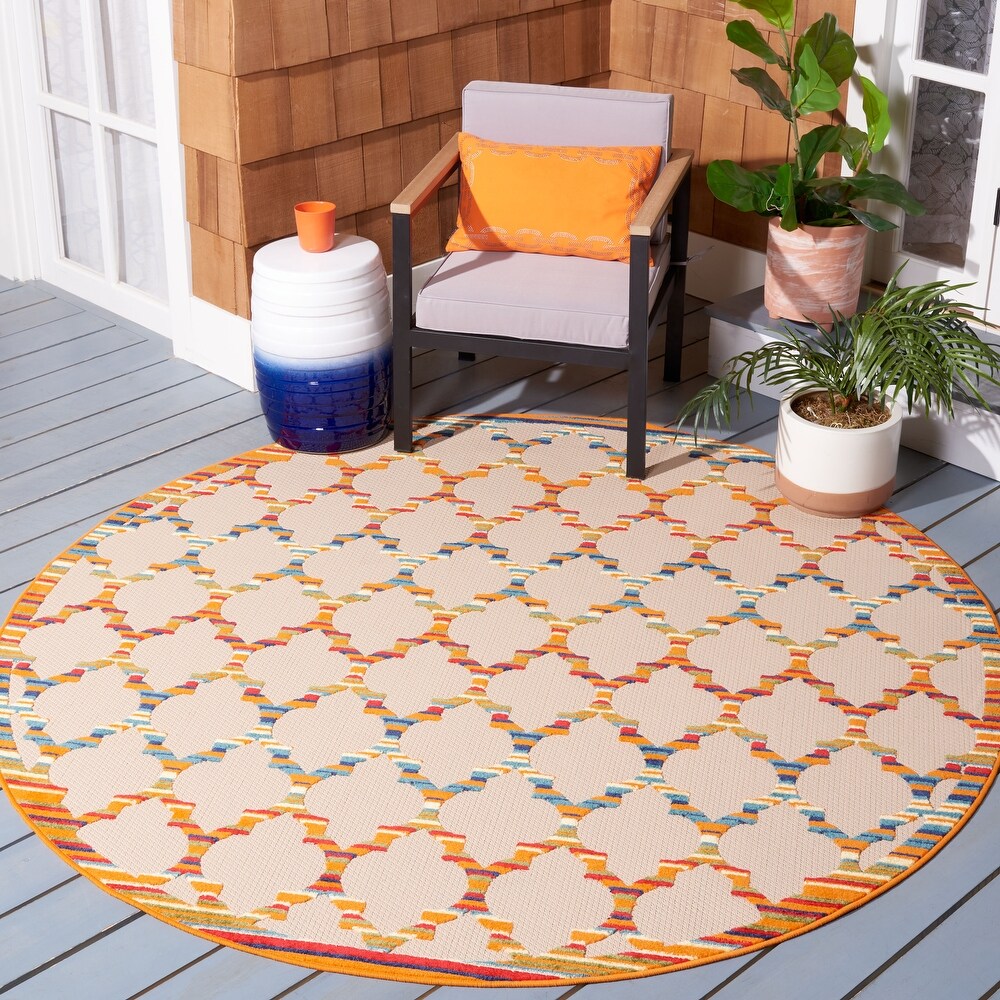 SAFAVIEH Cabana Nilgun Indoor/ Outdoor Waterproof Patio Trellis Rug