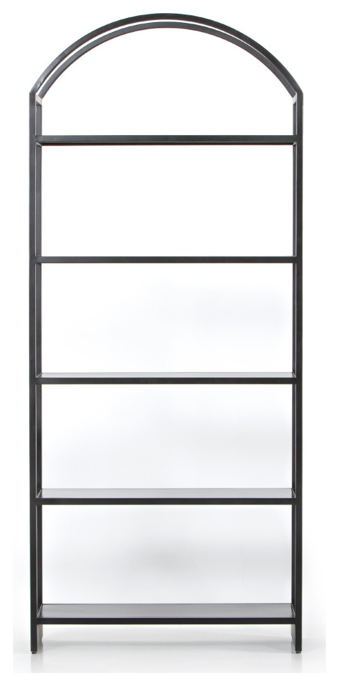 Loomis Bookcase  Black   Transitional   Bookcases   by Four Hands  Houzz