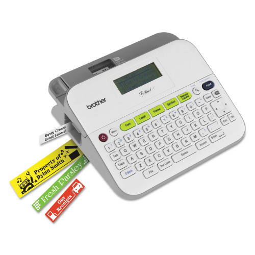 Brother PT-D400AD Versatile， Easy-to-Use Label Maker with AC Adapter， 5 Lines， 7.5 x 7 x 2.88