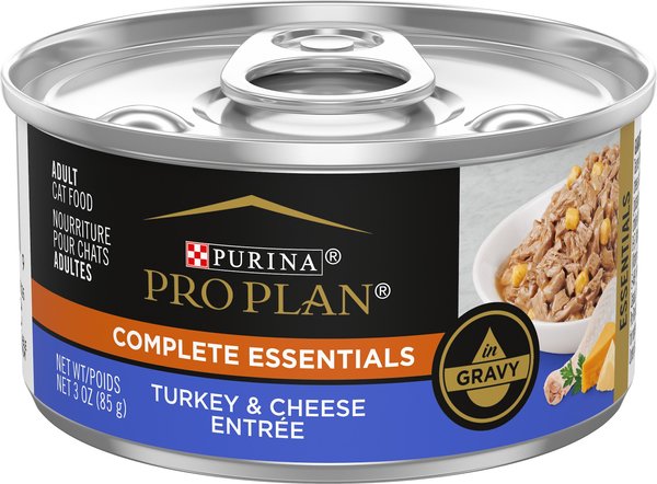 Purina Pro Plan High Protein Turkey and Cheese Entree in Gravy Wet Cat Food