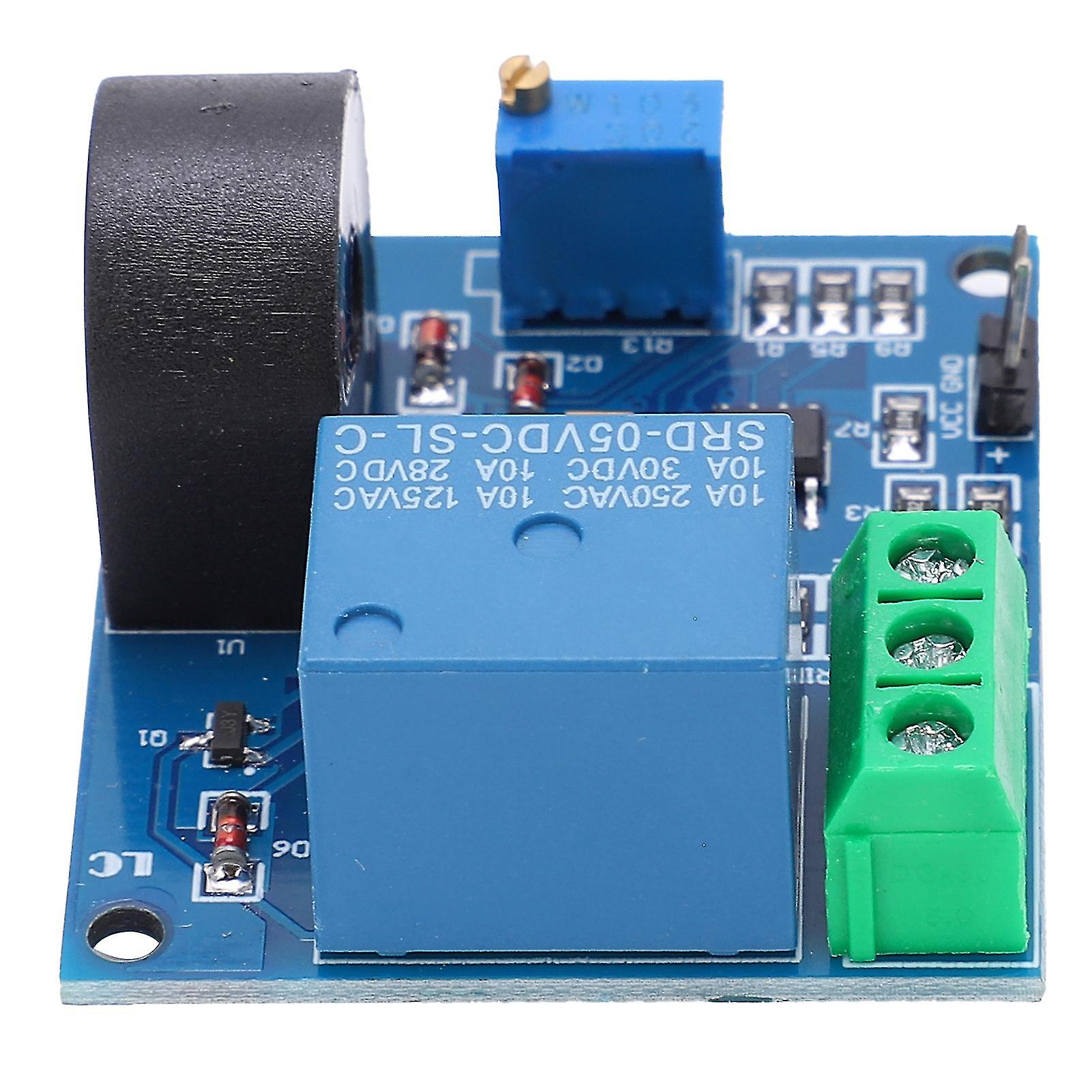 Current Sensor Module PCB Small 5V Relay AC Overcurrent Protection Detection Device