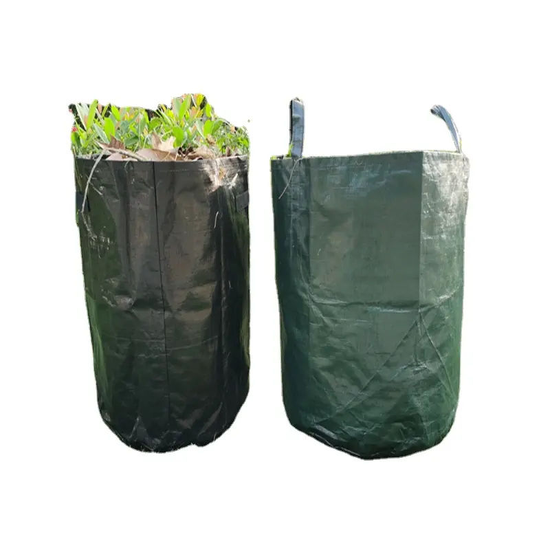 Compostable Garden vermicompost Fermentation Bag  Nursery Plant Grow Bag Collapsible storage Litter Collection Bag