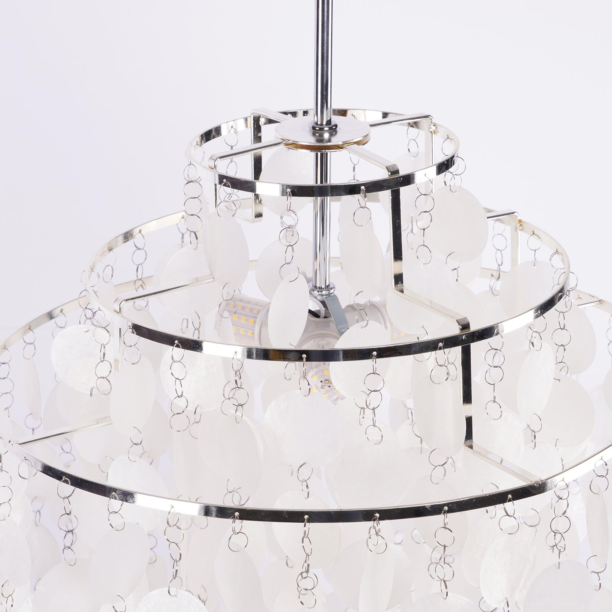 Round Shell Chandelier