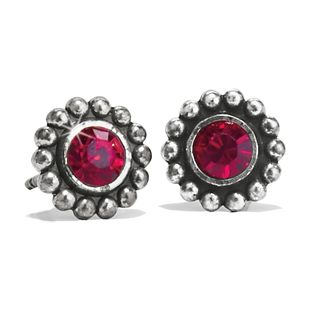 Brighton  Twinkle Mini Post Earrings in Garnet