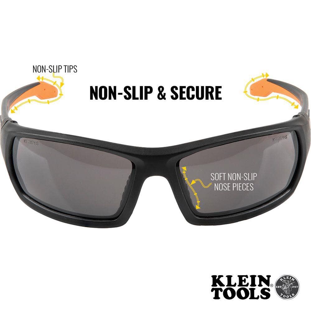 Klein Tools Pro Safety Glasses Full Frame Gray Lens 60164 from Klein Tools