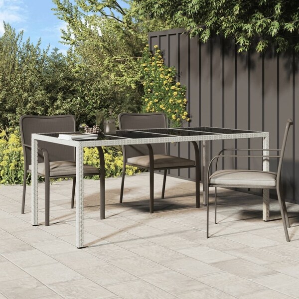 vidaXL Patio Table White 74.8