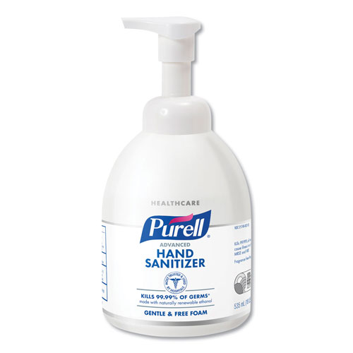 Gojo Purell Green Certified Instant Hand Sanitizer Foam | 535 ml Bottle， 4