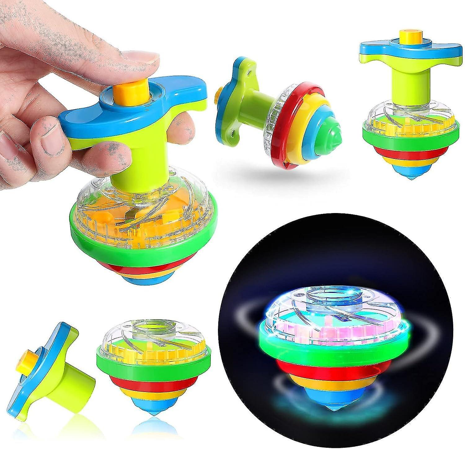 Light Up Spinning Tops For Kidsled Light Up Flashing Ufo Spinning Tops Gyroscope Novelty Bulk Stocking Stuffers For Birthday Party Favors Games Presen