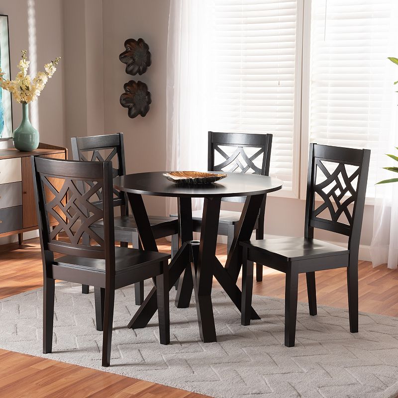 Baxton Studio Kaila Dining 5-piece Set