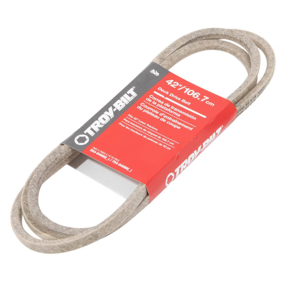 Troy-Bilt Original Equipment 42 in. Deck Drive Belt for Troy-Bilt Lawn Tractors Replaces OE# 954-04060  754-04060 490-501-Y044