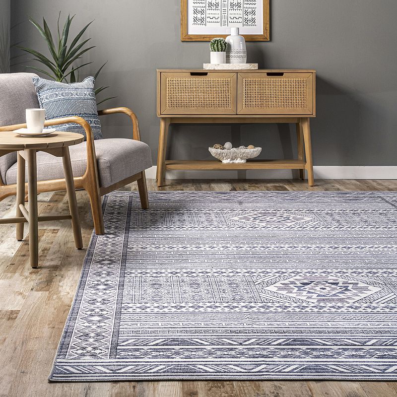 nuLOOM Jenine Southwestern Washable Rug