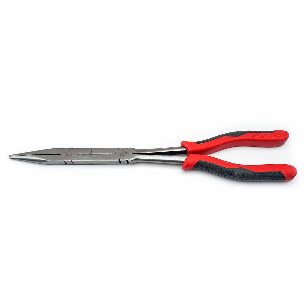 Crescent 13 in. x 2 Long Nose Pliers with Dual Material Handle PSX200C-06