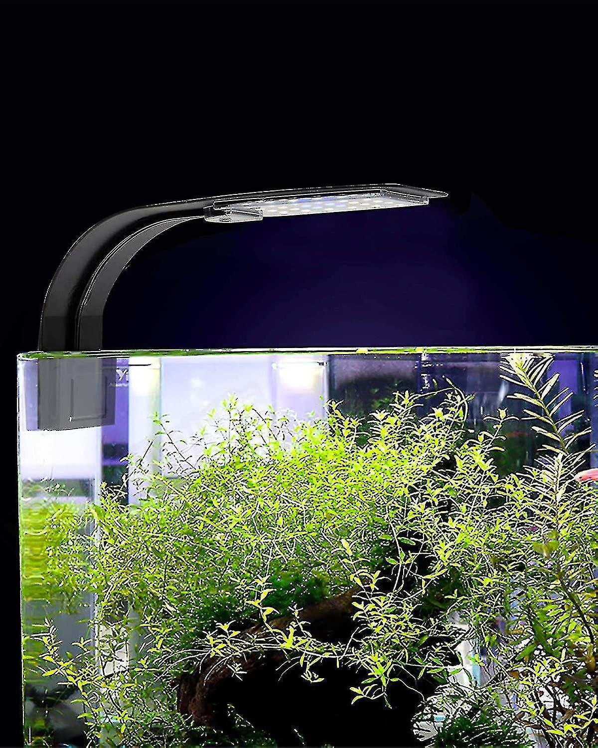 Ultra-small Led Lamp For Small Aquariums， Mini Aquarium Clip Lights， With 24 White Leds， For 30-40cm