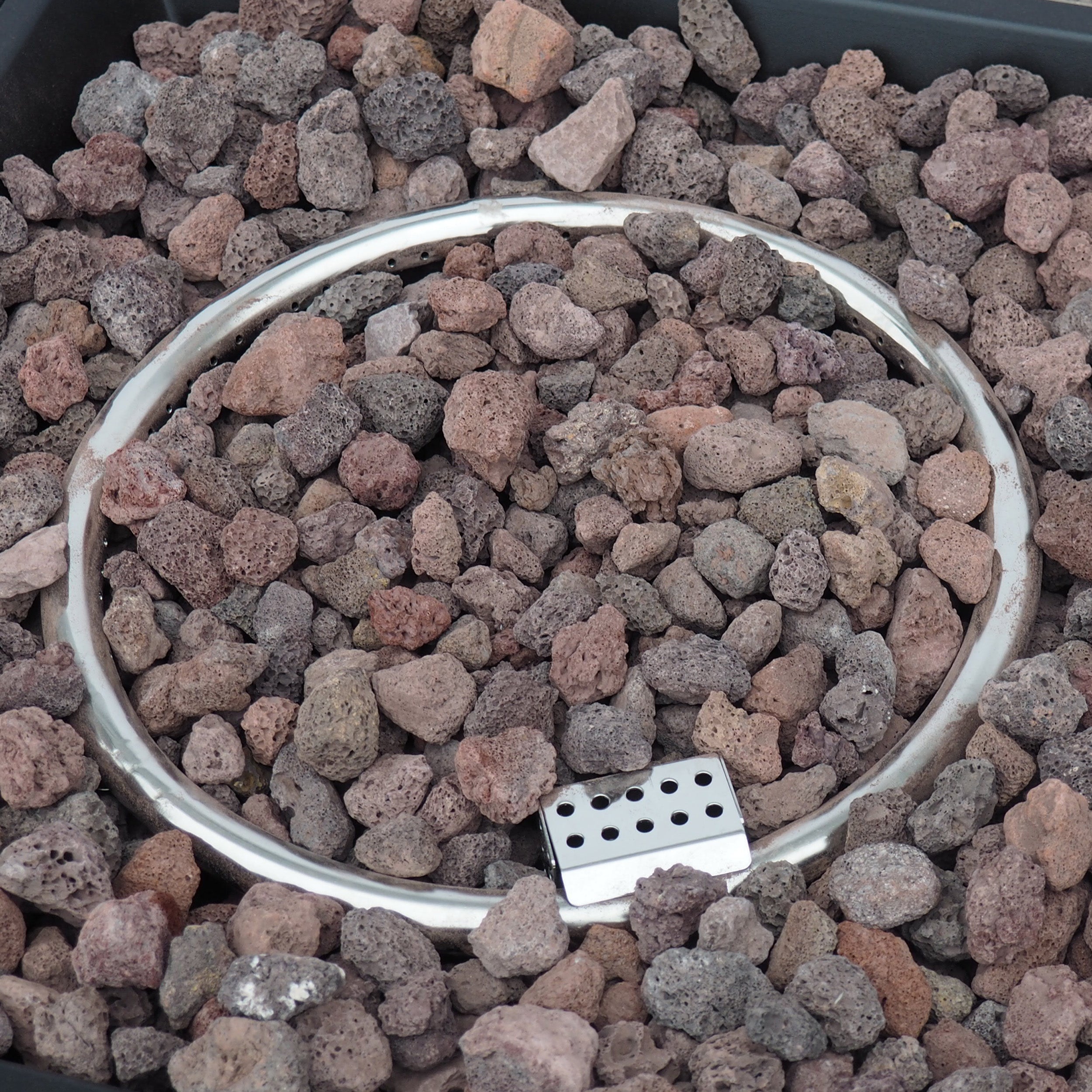 Jasmine Outdoor 50,000 BTU Square Fire Pit (No Tank Holder)