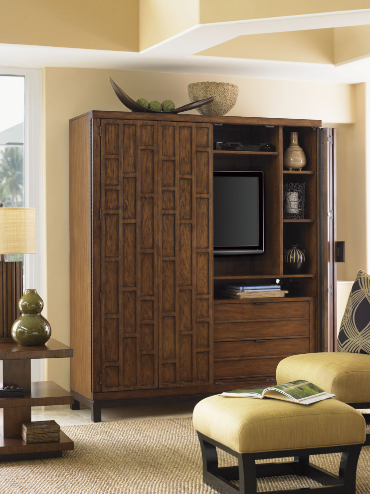 Samoa Gentlemans Chest   Transitional   Accent Chests And Cabinets   by HedgeApple  Houzz