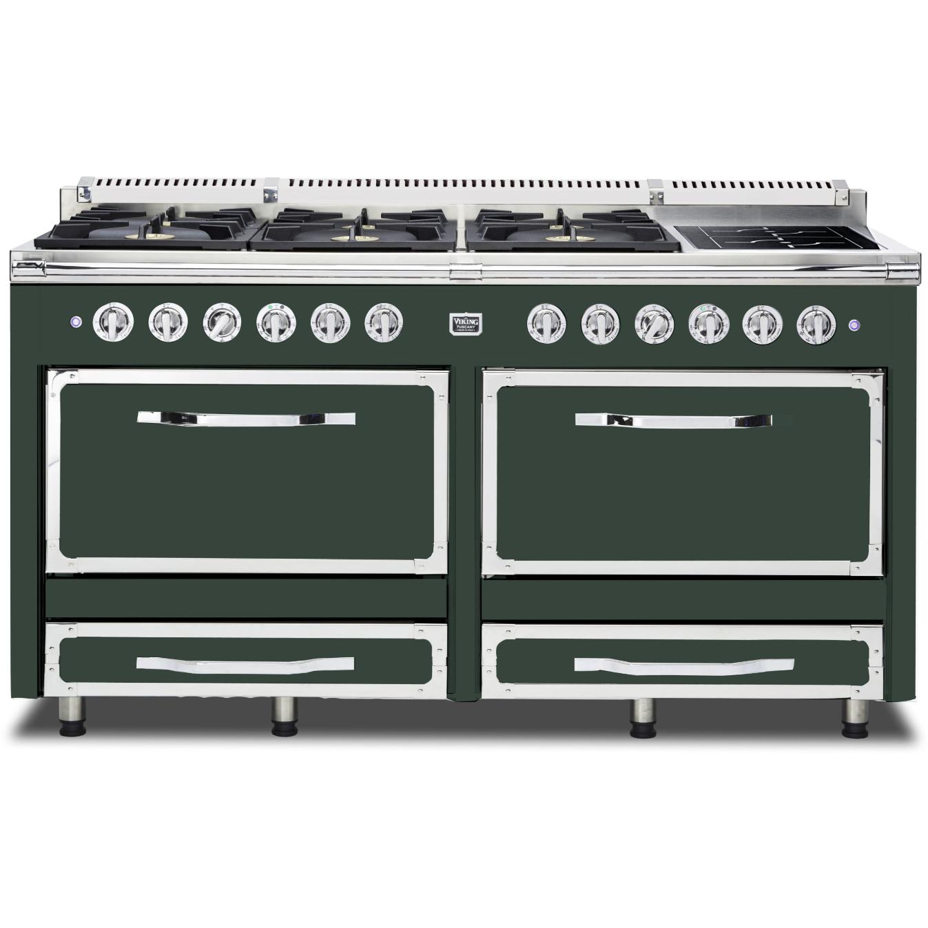 Viking 66-inch Freestanding Dual-Fuel Range with Convection Technology TVDR661-6IBF