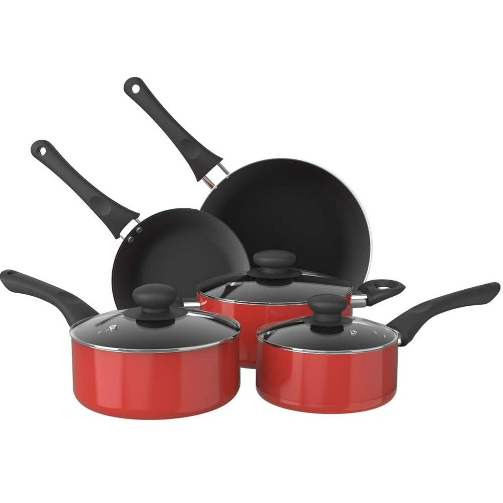 Aluminum oy Non Stick Cookware Set  Pots and Pans   8 Piece Set