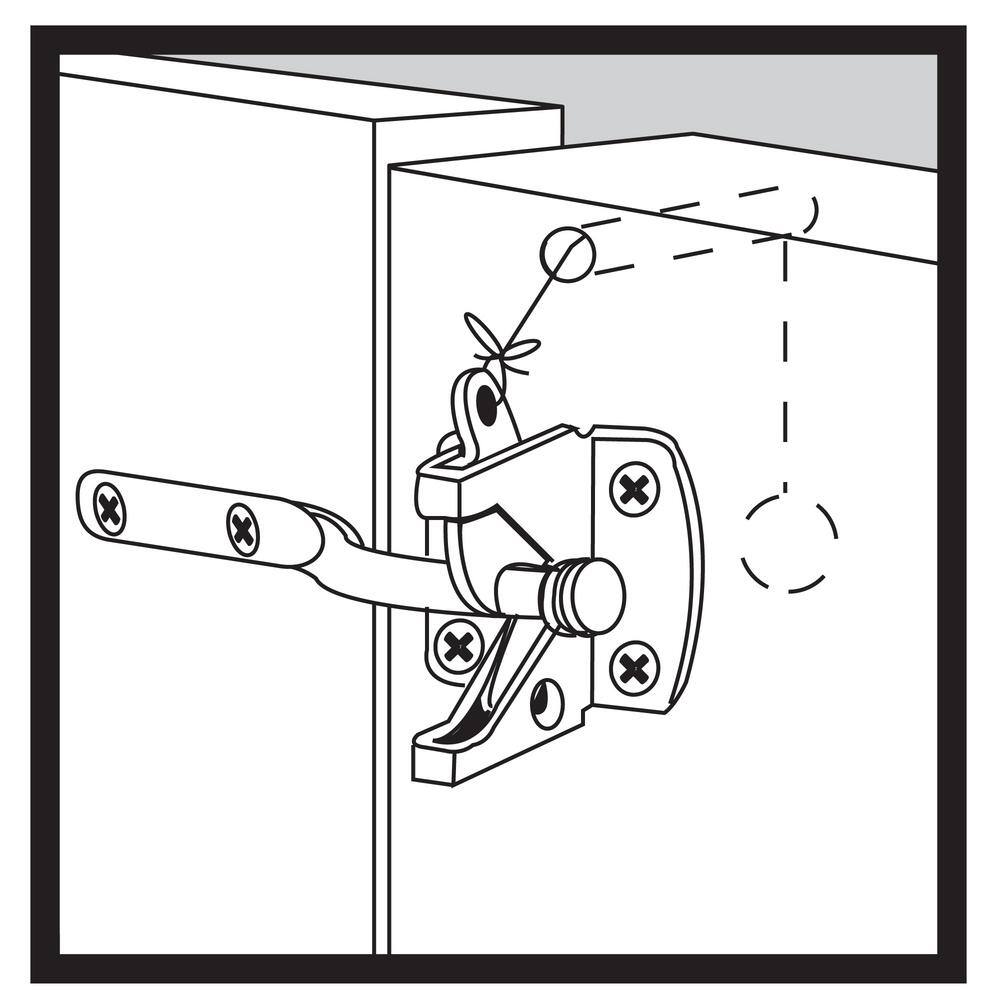 Everbilt Black Gate Latch 15462